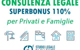 Consulenza Legale Superbonus 110 % per Privati e Famiglie