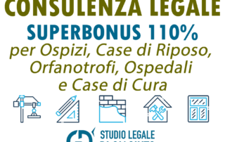 Consulenza Legale Superbonus 110 % per ospizi, case di riposo, orfanotrofi, ospedali e case di cura