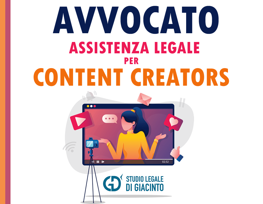 Avvocato per Content Creators