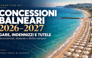 Concessioni balneari 2026–2027 bando tipo, indennizzi e tutela degli stabilimenti